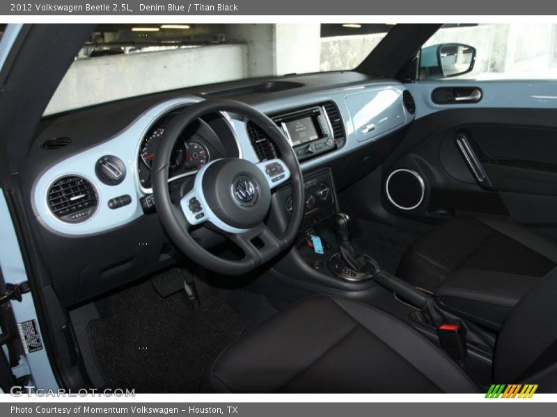 Denim Blue / Titan Black 2012 Volkswagen Beetle 2.5L
