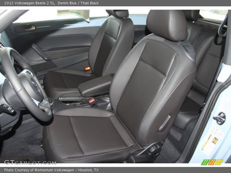 Denim Blue / Titan Black 2012 Volkswagen Beetle 2.5L