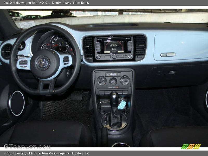 Denim Blue / Titan Black 2012 Volkswagen Beetle 2.5L