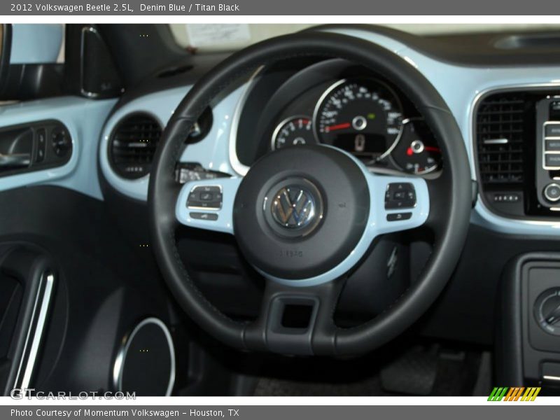 Denim Blue / Titan Black 2012 Volkswagen Beetle 2.5L