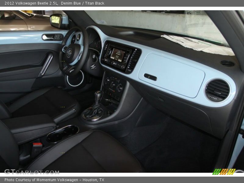 Denim Blue / Titan Black 2012 Volkswagen Beetle 2.5L