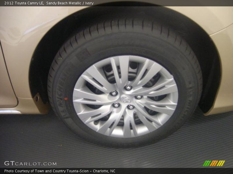 Sandy Beach Metallic / Ivory 2012 Toyota Camry LE