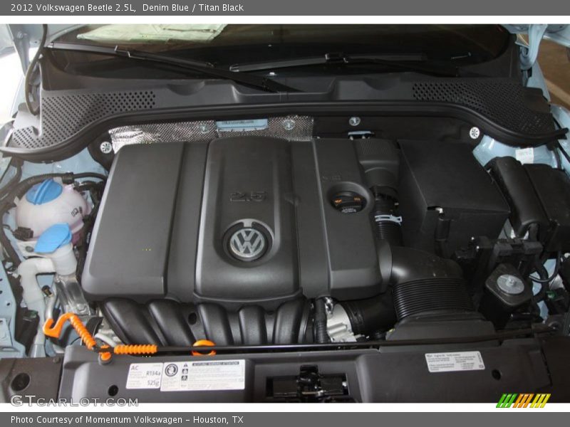 Denim Blue / Titan Black 2012 Volkswagen Beetle 2.5L