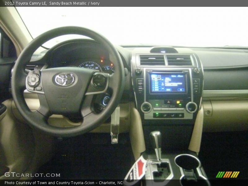 Sandy Beach Metallic / Ivory 2012 Toyota Camry LE
