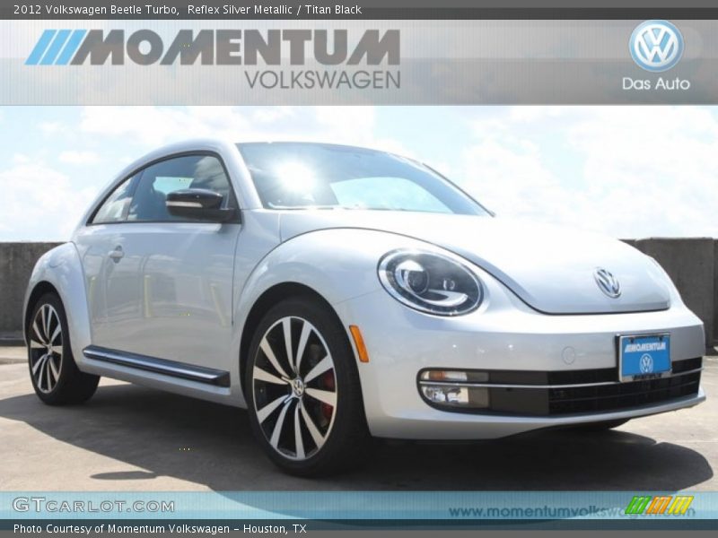 Reflex Silver Metallic / Titan Black 2012 Volkswagen Beetle Turbo