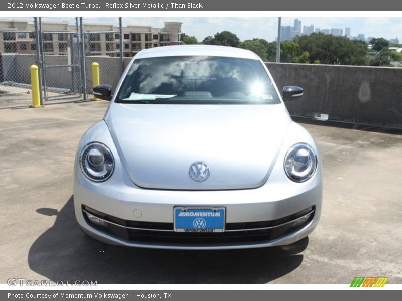 Reflex Silver Metallic / Titan Black 2012 Volkswagen Beetle Turbo