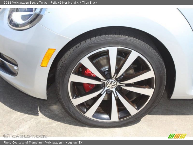 Reflex Silver Metallic / Titan Black 2012 Volkswagen Beetle Turbo