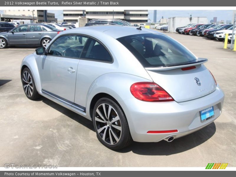Reflex Silver Metallic / Titan Black 2012 Volkswagen Beetle Turbo