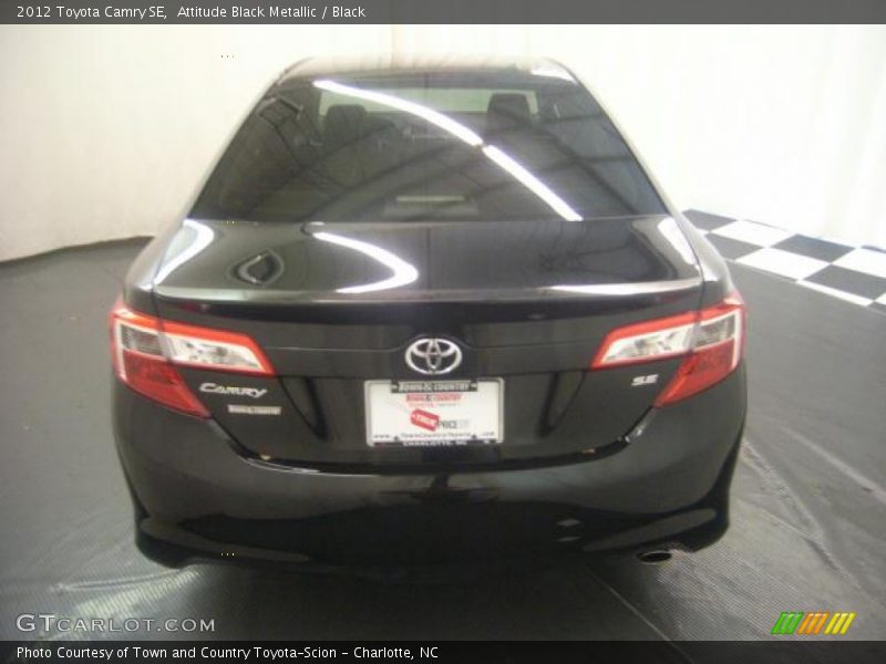 Attitude Black Metallic / Black 2012 Toyota Camry SE