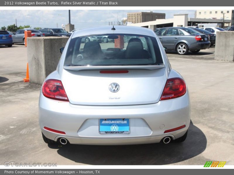 Reflex Silver Metallic / Titan Black 2012 Volkswagen Beetle Turbo