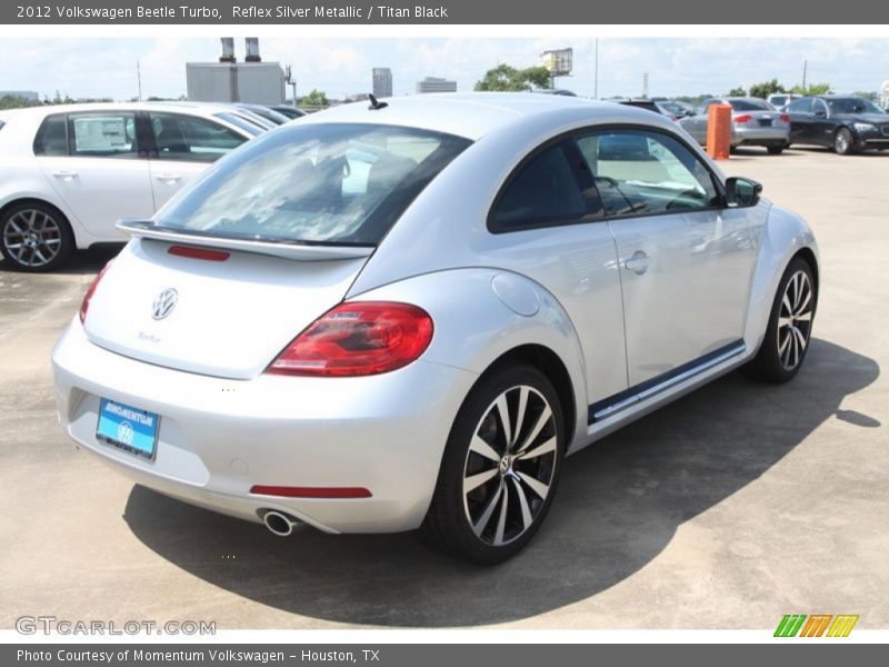 Reflex Silver Metallic / Titan Black 2012 Volkswagen Beetle Turbo