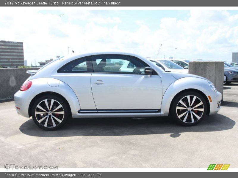 Reflex Silver Metallic / Titan Black 2012 Volkswagen Beetle Turbo