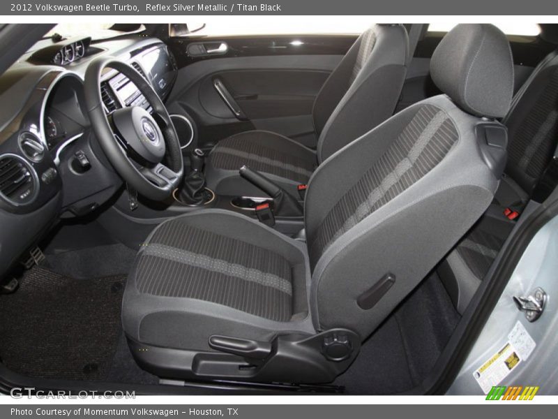 Reflex Silver Metallic / Titan Black 2012 Volkswagen Beetle Turbo