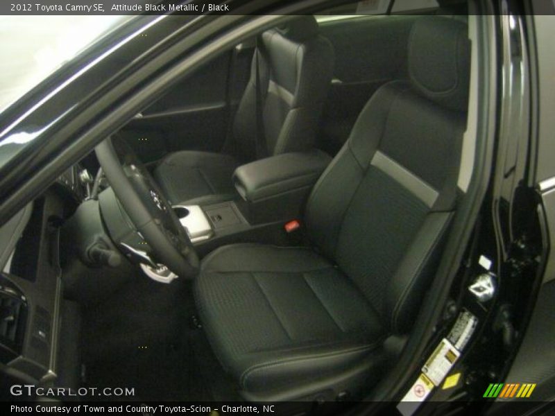 Attitude Black Metallic / Black 2012 Toyota Camry SE