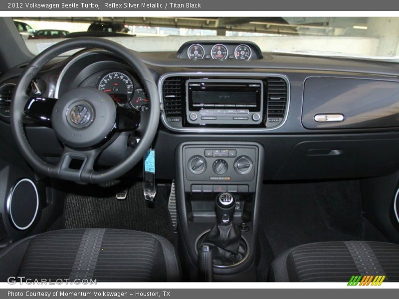 Reflex Silver Metallic / Titan Black 2012 Volkswagen Beetle Turbo