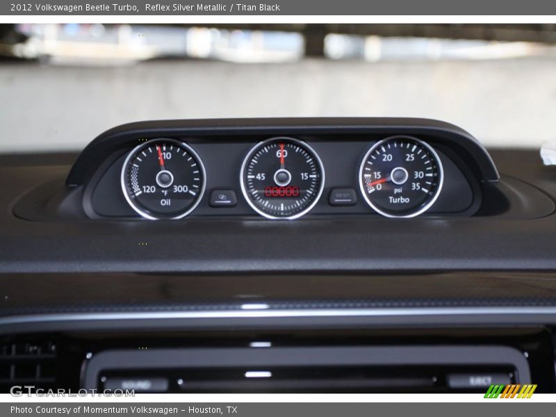 Reflex Silver Metallic / Titan Black 2012 Volkswagen Beetle Turbo
