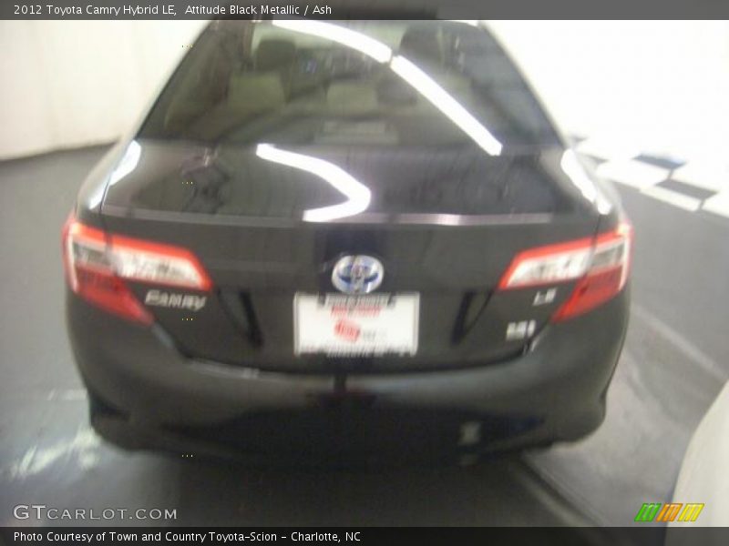 Attitude Black Metallic / Ash 2012 Toyota Camry Hybrid LE