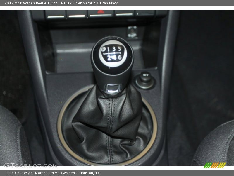 Reflex Silver Metallic / Titan Black 2012 Volkswagen Beetle Turbo