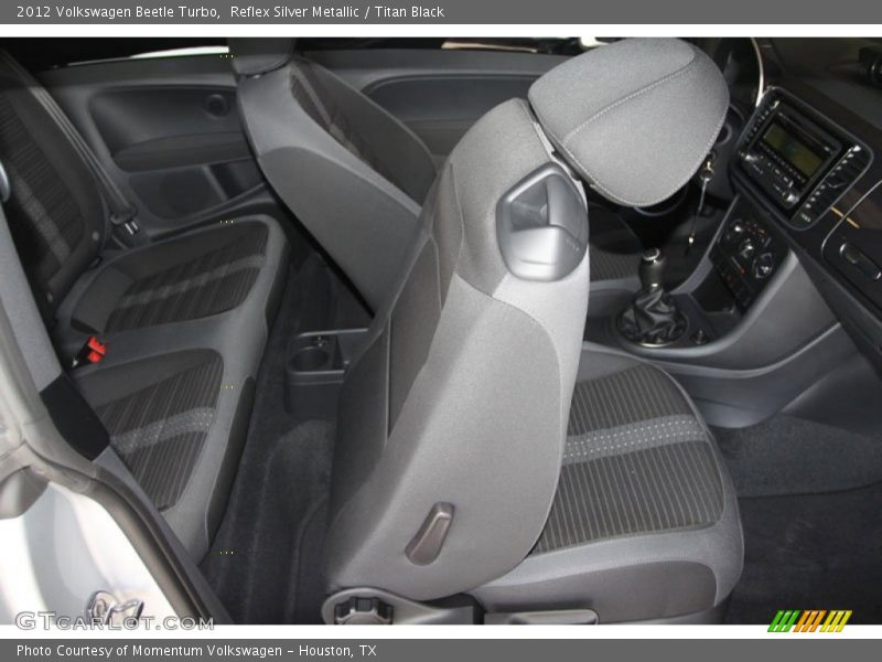 Reflex Silver Metallic / Titan Black 2012 Volkswagen Beetle Turbo