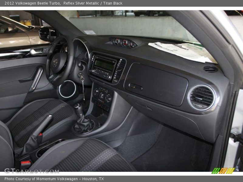 Reflex Silver Metallic / Titan Black 2012 Volkswagen Beetle Turbo