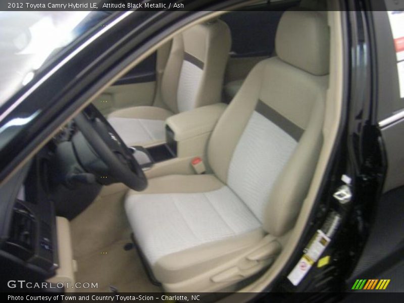 Attitude Black Metallic / Ash 2012 Toyota Camry Hybrid LE