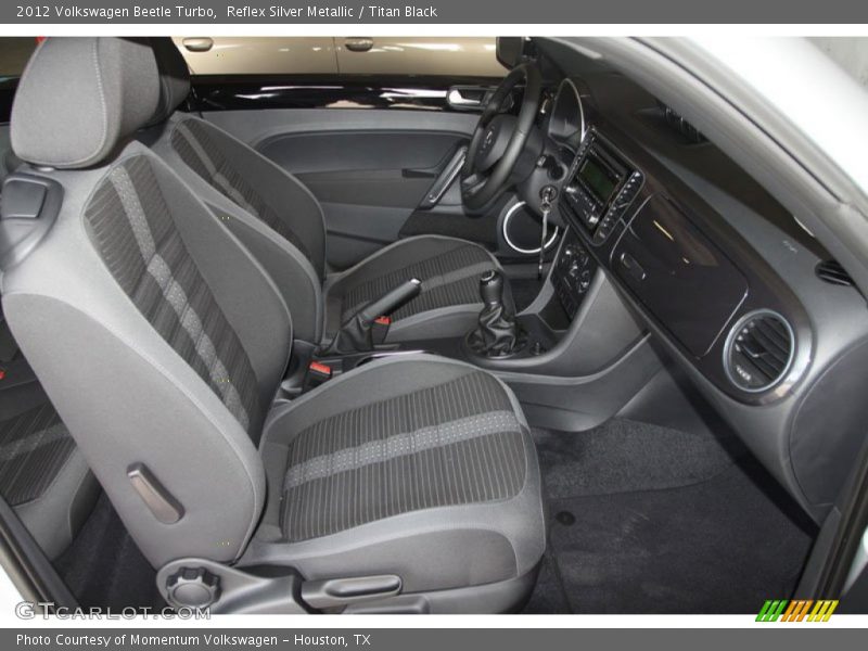 Reflex Silver Metallic / Titan Black 2012 Volkswagen Beetle Turbo