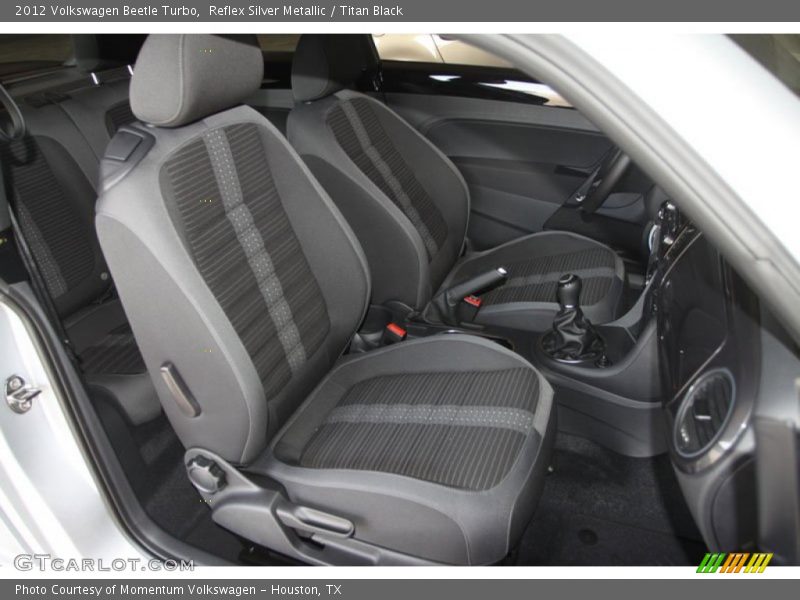 Reflex Silver Metallic / Titan Black 2012 Volkswagen Beetle Turbo