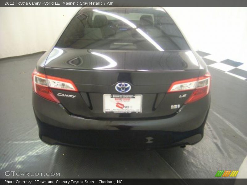 Magnetic Gray Metallic / Ash 2012 Toyota Camry Hybrid LE