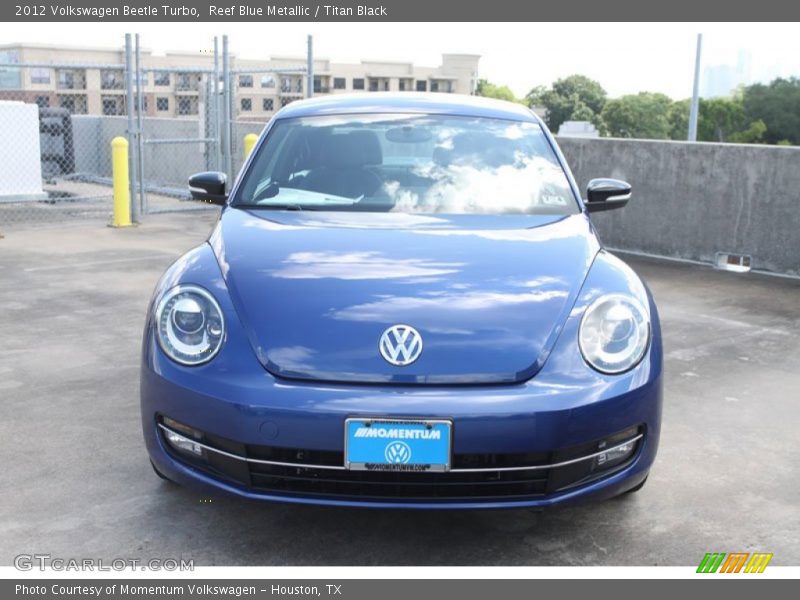 Reef Blue Metallic / Titan Black 2012 Volkswagen Beetle Turbo
