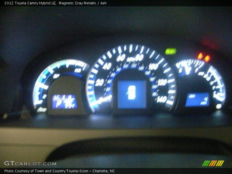 Magnetic Gray Metallic / Ash 2012 Toyota Camry Hybrid LE