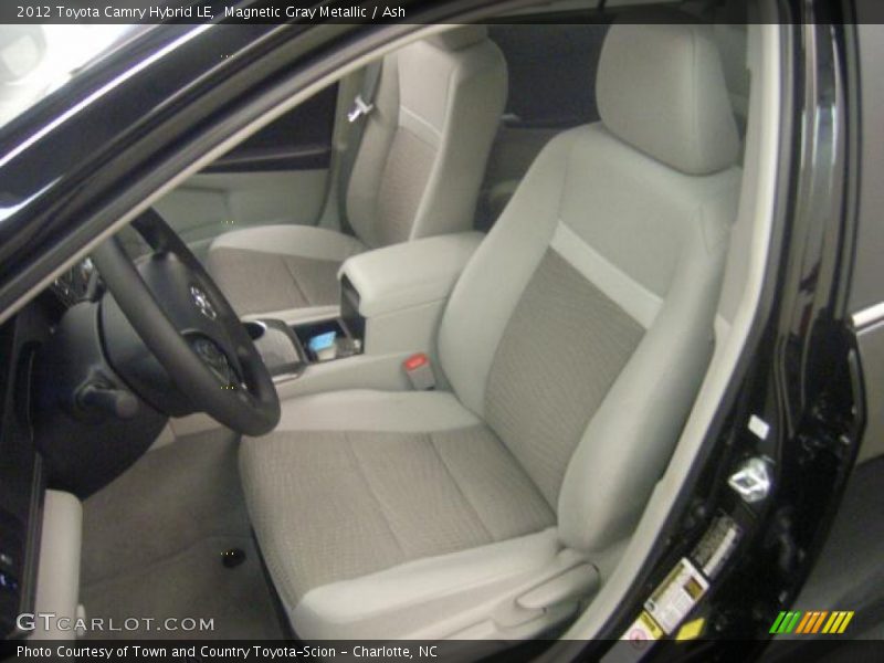 Magnetic Gray Metallic / Ash 2012 Toyota Camry Hybrid LE