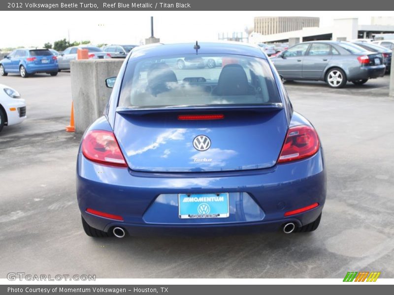 Reef Blue Metallic / Titan Black 2012 Volkswagen Beetle Turbo