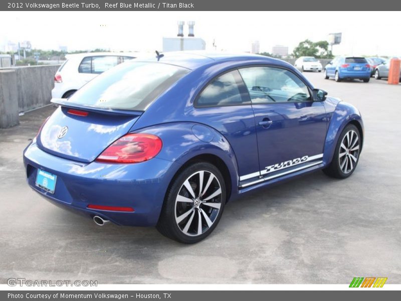 Reef Blue Metallic / Titan Black 2012 Volkswagen Beetle Turbo