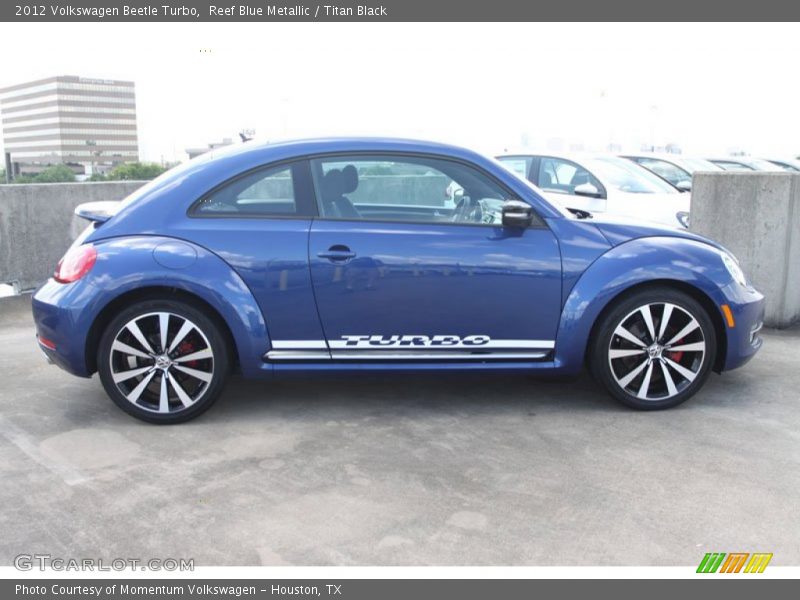 Reef Blue Metallic / Titan Black 2012 Volkswagen Beetle Turbo