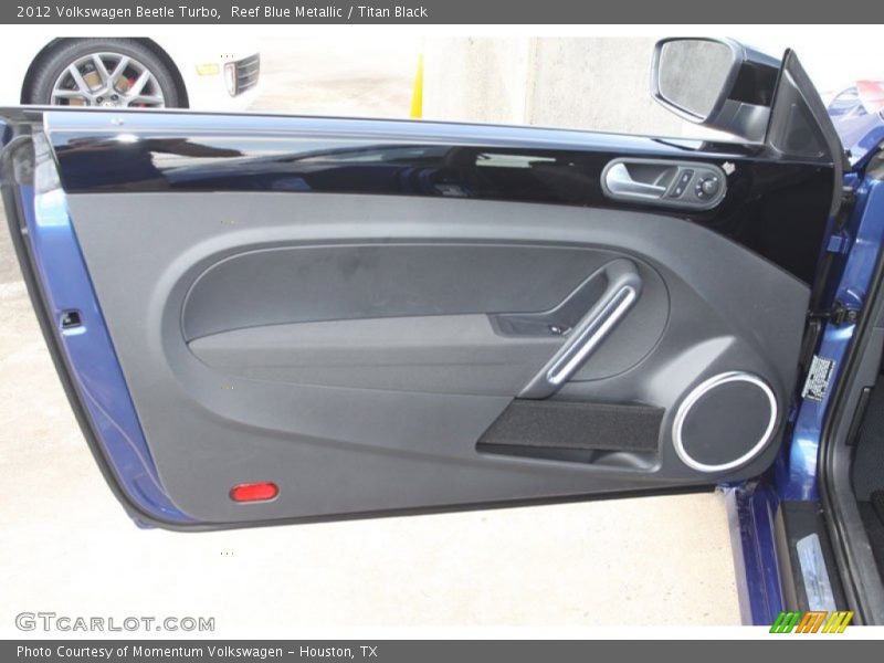 Reef Blue Metallic / Titan Black 2012 Volkswagen Beetle Turbo
