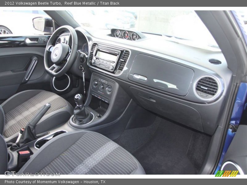 Reef Blue Metallic / Titan Black 2012 Volkswagen Beetle Turbo