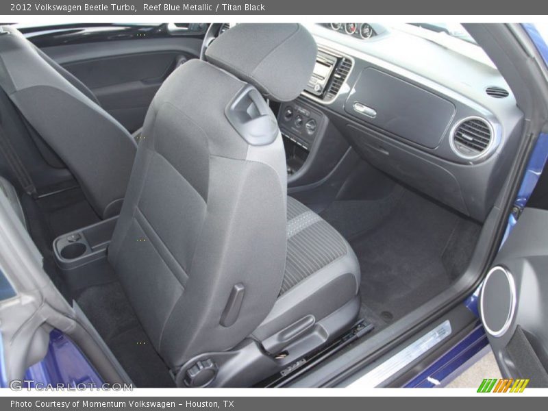 Reef Blue Metallic / Titan Black 2012 Volkswagen Beetle Turbo