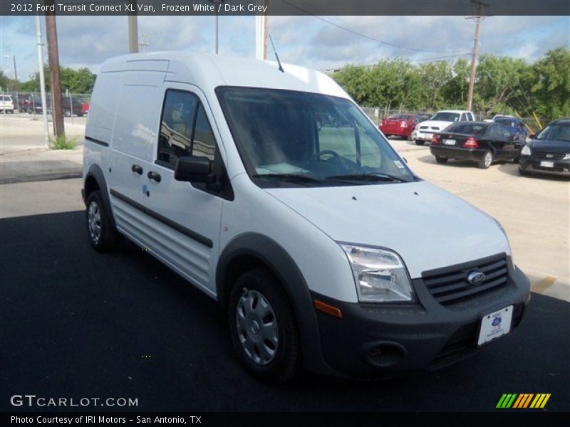 Frozen White / Dark Grey 2012 Ford Transit Connect XL Van