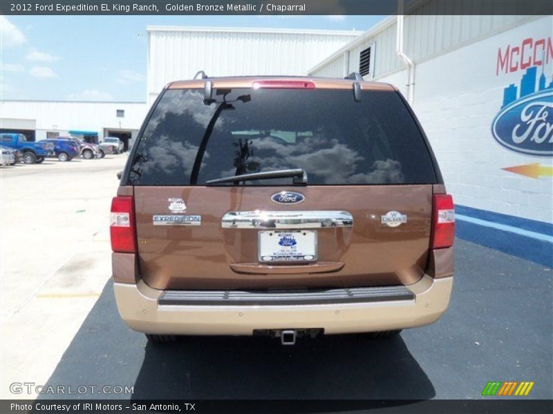Golden Bronze Metallic / Chaparral 2012 Ford Expedition EL King Ranch