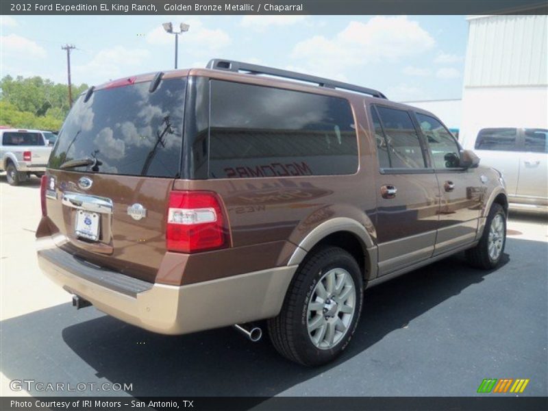 Golden Bronze Metallic / Chaparral 2012 Ford Expedition EL King Ranch