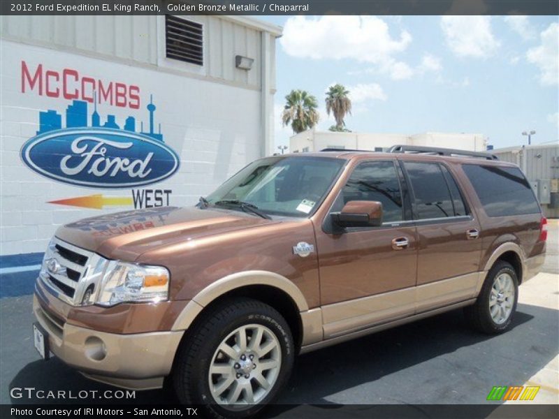 Golden Bronze Metallic / Chaparral 2012 Ford Expedition EL King Ranch