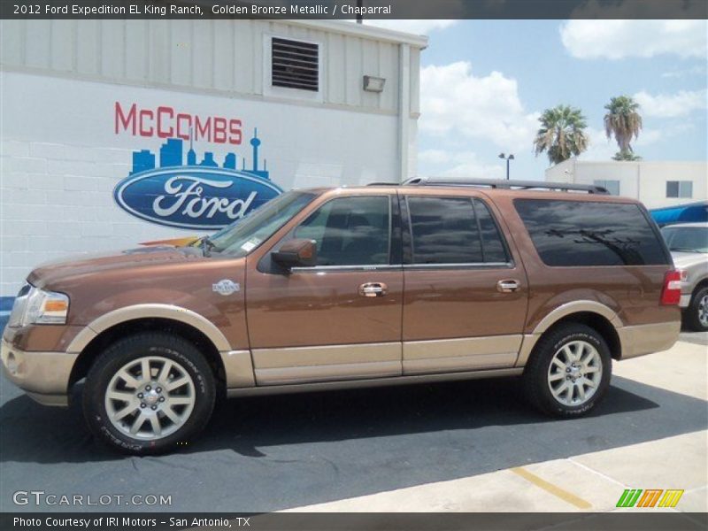Golden Bronze Metallic / Chaparral 2012 Ford Expedition EL King Ranch