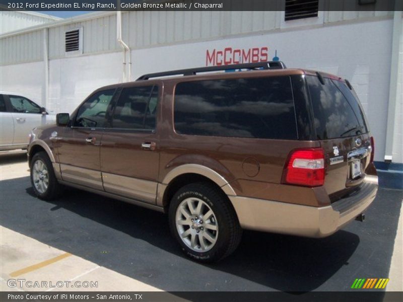 Golden Bronze Metallic / Chaparral 2012 Ford Expedition EL King Ranch