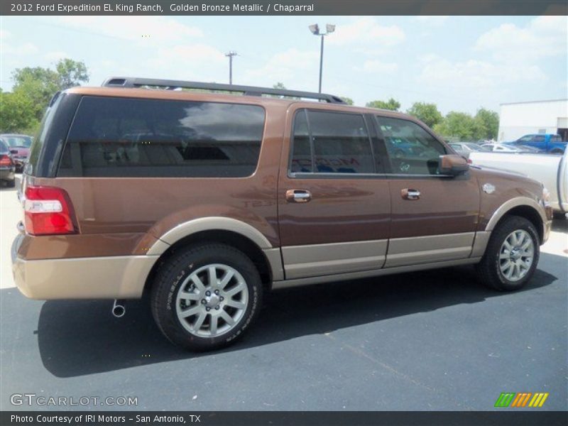 Golden Bronze Metallic / Chaparral 2012 Ford Expedition EL King Ranch