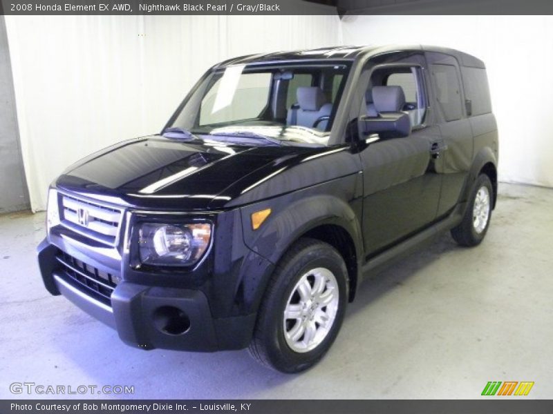 Nighthawk Black Pearl / Gray/Black 2008 Honda Element EX AWD