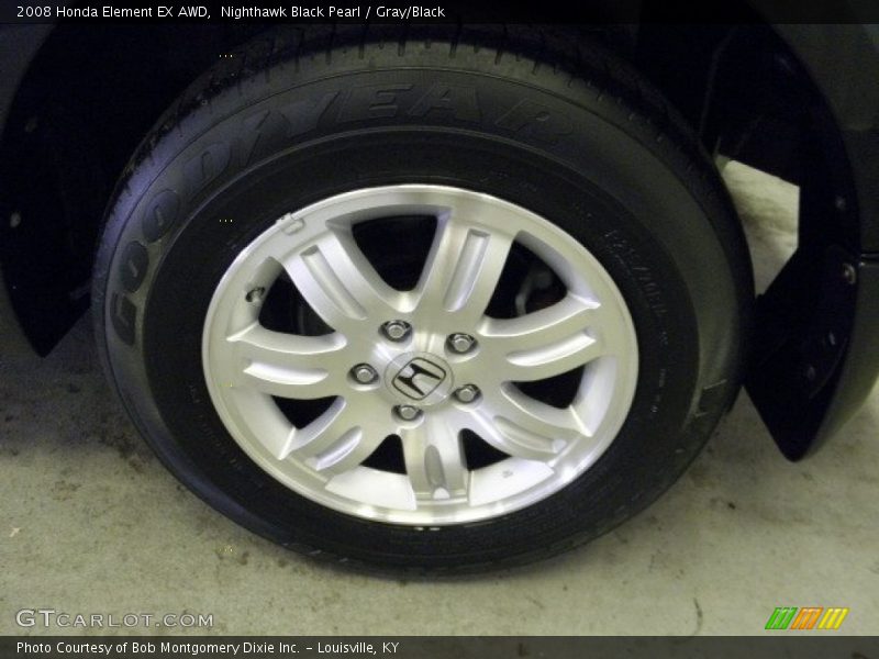 Nighthawk Black Pearl / Gray/Black 2008 Honda Element EX AWD