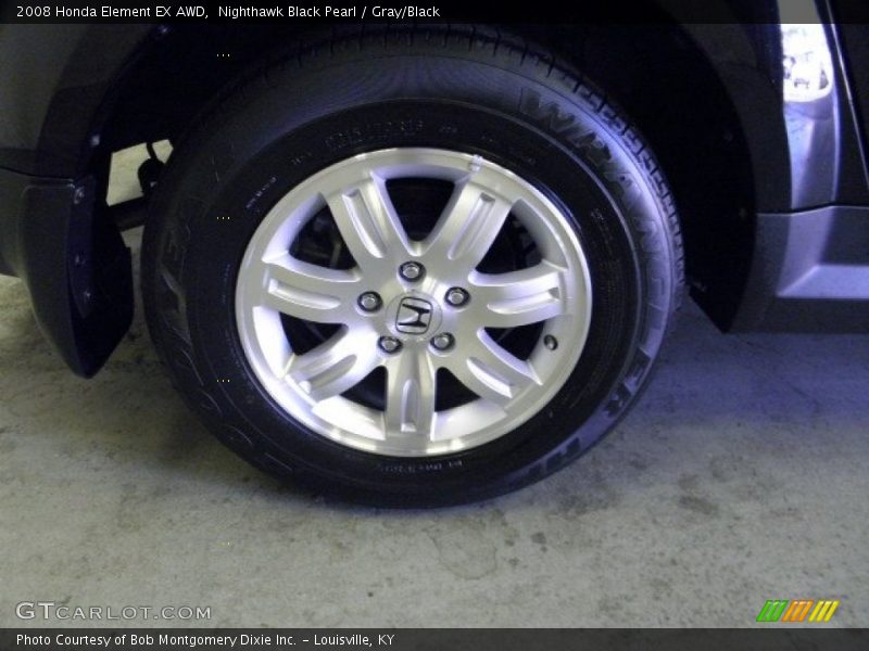 Nighthawk Black Pearl / Gray/Black 2008 Honda Element EX AWD