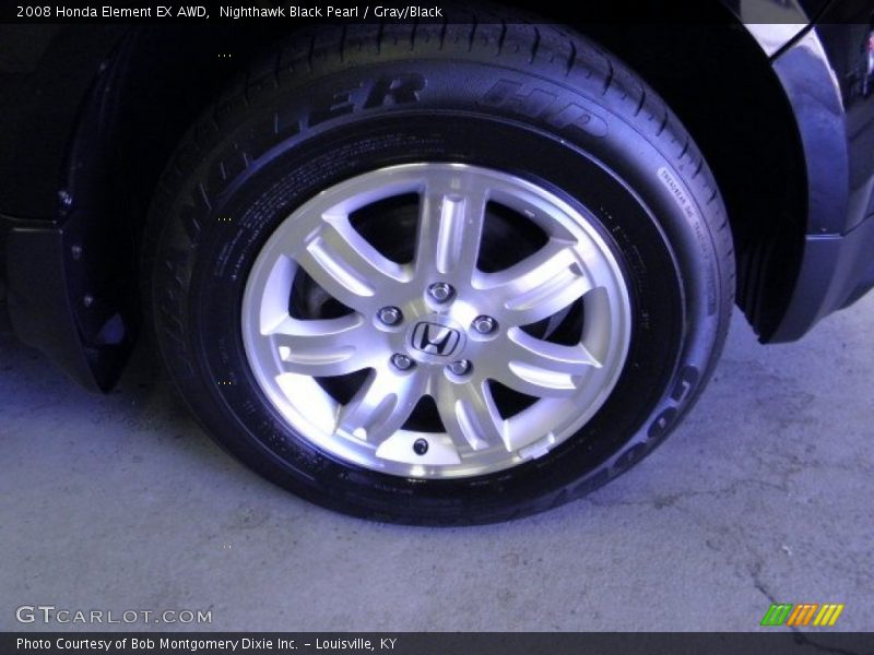 Nighthawk Black Pearl / Gray/Black 2008 Honda Element EX AWD