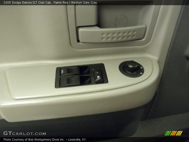 Flame Red / Medium Slate Gray 2005 Dodge Dakota SLT Club Cab
