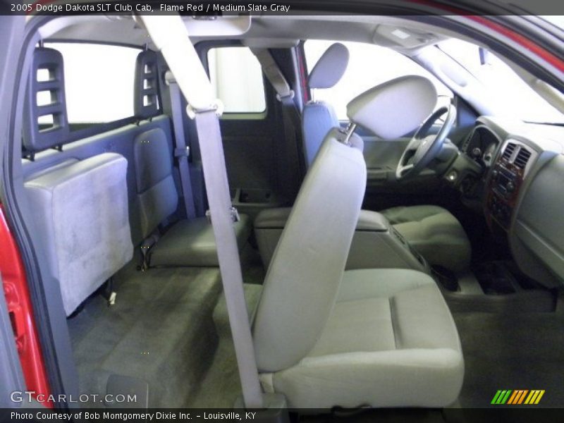 Flame Red / Medium Slate Gray 2005 Dodge Dakota SLT Club Cab